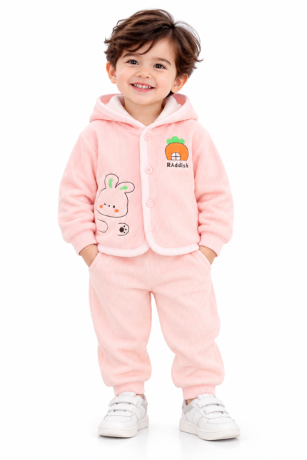 Ribbed Baby Romper/set